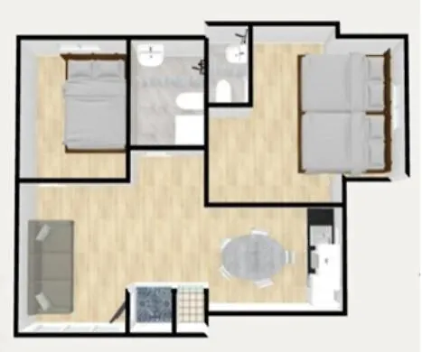 1st Floor, Stn 3min, 2bathroom, 2bedroom